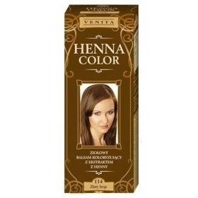 Henna Color - 114 Or Marron Colorants Naturels Pour Cheveux