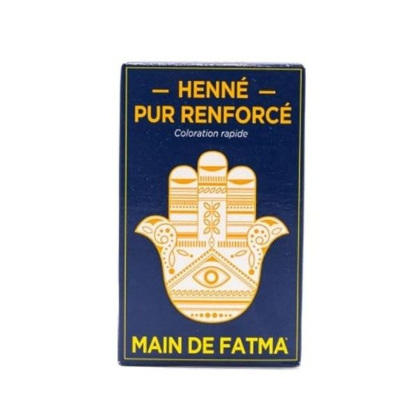 Henné pur renforcé CUIVRE INTENSE 90 grammes - Main de Fatma HENNEDROG