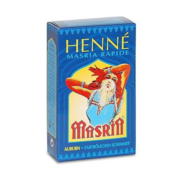 10 x Henne masria Auburn – Henne rapide – 90 g