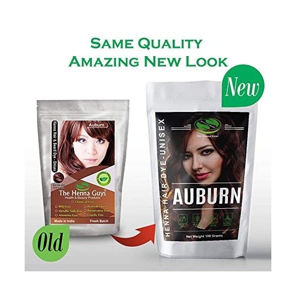 Teinture au henné, sans produits chimiques par The Henna Guys®