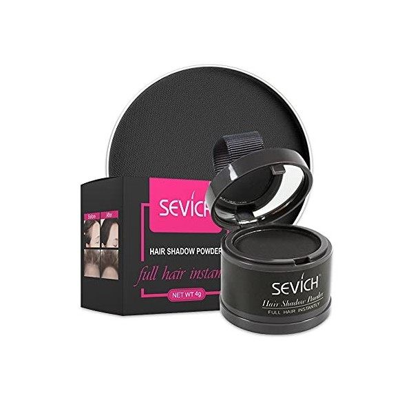 SEVICH Poudre dombre à cheveux - Poudre spéciale racine densifiante pour cheveux avec effet ombré, Poudre anti-cernes pour p