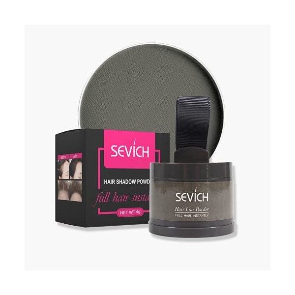 SEVICH Poudre dombre à cheveux - Poudre spéciale racine densifiante pour cheveux avec effet ombré, Poudre anti-cernes pour p