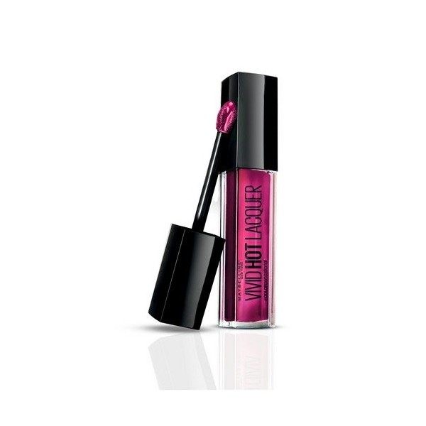 GEMEY MAYBELLINE New York Vivid Hot Lacquer Rouge à lèvres Fuchsia 68 Sassy