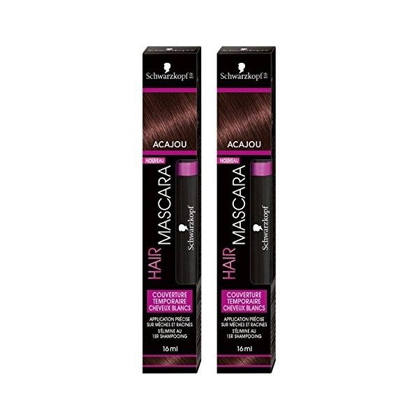 Schwarzkopf - Hair Mascara - Coloration Cheveux Racines Temporaire - Couverture Cheveux Blancs - Mascara pour Cheveux - Blond