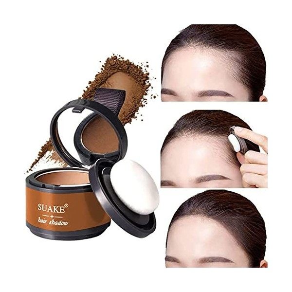 Hairline Powder,Poudre Capillaire,Hair Root Concealer, Hairline Shadow Cover Up Powder Utilisation pour combler les cheveux c