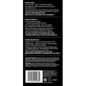 Cover your gray Mascara de retouche pour couvrir instantanément les cheveux blancs « Irene Gari » Noir de jais 7,1 g