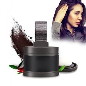 Poudre de Cheveux, Poudre Densifiante Cheveux Noir, Poudre de Couverture de Délié, Cheveux Correcteurs pour Cheveux Fins et C