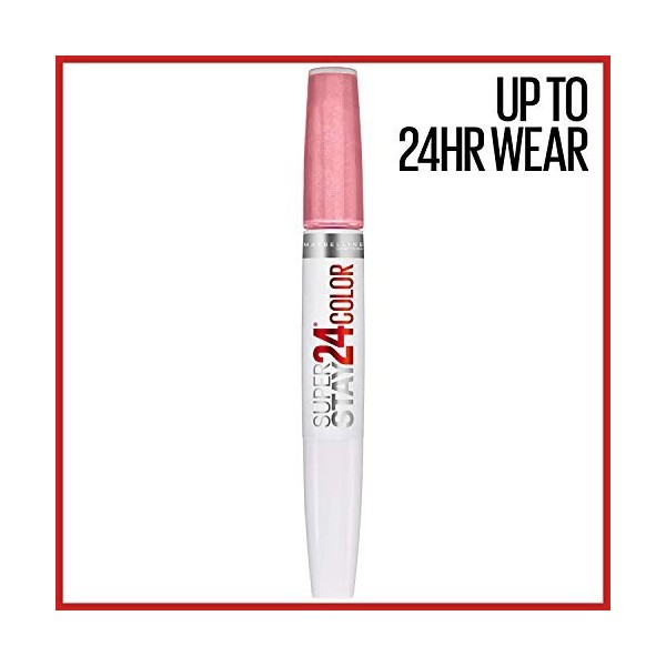 MAYBELLINE - SuperStay 24 2-Step Lipcolor 110 So Pearly Pink - 0.14 oz.
