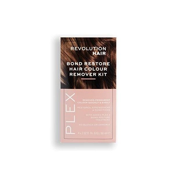 Revolution Haircare London, Hair Colour Remover, Décoloration, Plex, 4x60ml