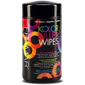 FRAMAR Kolor Killer Wipes - Dissolvant de Teinture pour Les Cheveux, dissolvant de Couleur pour Les Cheveux - lingettes Distr