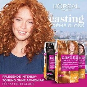 LOréal - A2797704 - Crème Coloration Gloss - 834 Cuivre Or Blond