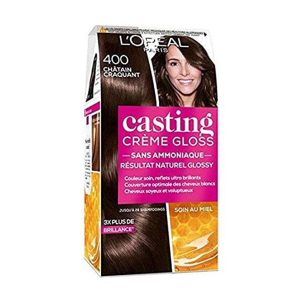 LOréal Paris Casting Crème Gloss 400 Châtain - La boîte