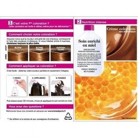 Casting Crème Gloss 634 - Coloration Marron Miel - Couleur Brillante pour Cheveux - Lot De 2