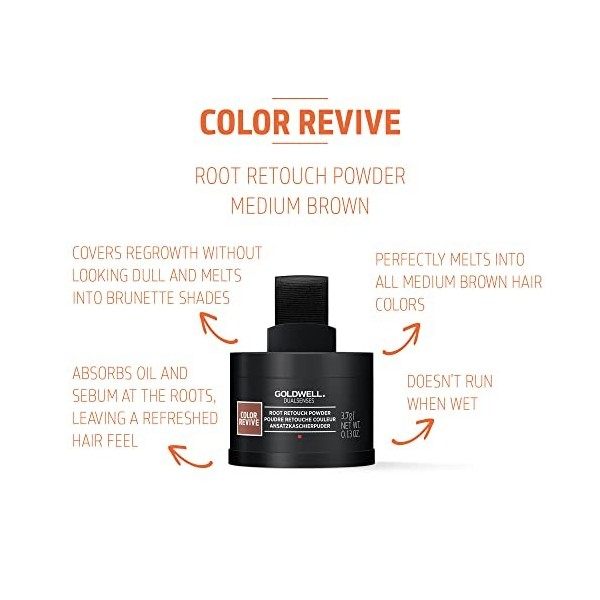 DUALSENSES COLOR REVIVE ROOT RETOUCH POUDRE BRUN MOYEN 3,7g