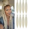 X-Tress Rajout Cheveux Tresse 8pcs Box Braids Meches 60cm Longue Super Doux Tressages Synthétiques 2 Tone Couleurs Vanille Br