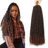 Passion Twist Hair, 7 Packs 36cm Water Wave Crochet Braids Meches for Long Bohemian Hair Tresse ShowJarlly Passion Extensions