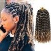 Passion Twist Hair, 7 Packs 36cm Water Wave Crochet Braids Meches for Long Bohemian Hair Tresse ShowJarlly Passion Extensions