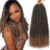 Passion Twist Hair, 7 Packs 36cm Water Wave Crochet Braids Meches for Long Bohemian Hair Tresse ShowJarlly Passion Extensions