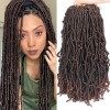 Leeven 30 Inch Soft Locs Crochet Hair for Women Nu Faux Locs Crochet Braids 7 Pack Goddess Faux Locs Crochet Hair Extensions 