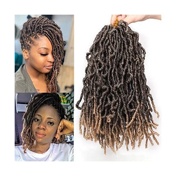 Leeven 30 Inch Soft Locs Crochet Hair for Women Nu Faux Locs Crochet Braids 7 Pack Goddess Faux Locs Crochet Hair Extensions 