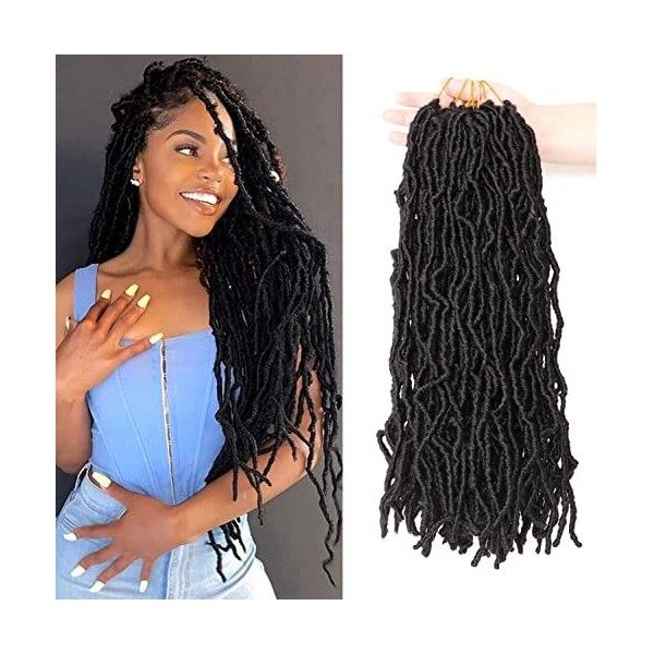 Faux Locks Crochet Braids Meches Cheveux Pour Tresse Faux Locs Meches Pour Tresses Africaine Rajout Cheveux Tresses Fausse Lo
