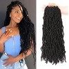 Faux Locks Crochet Braids Meches Cheveux Pour Tresse Faux Locs Meches Pour Tresses Africaine Rajout Cheveux Tresses Fausse Lo
