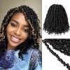 Passion Twist Hair 10 pouces 8 packs Pré-torsionnés Passion Twist Crochet Cheveux Pré-bouclés Crochet Cheveux YDDM Court Pass