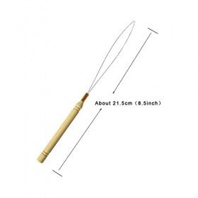 10 pièces Loop aiguille extension de cheveux enfileur de perles cheveux pour les extensions de cheveux en plumes