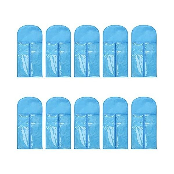 Lot de 10 Sac de rangement pour perruque pour extensions de cheveux pour trame de cheveux vierges et extensions de cheveux à 