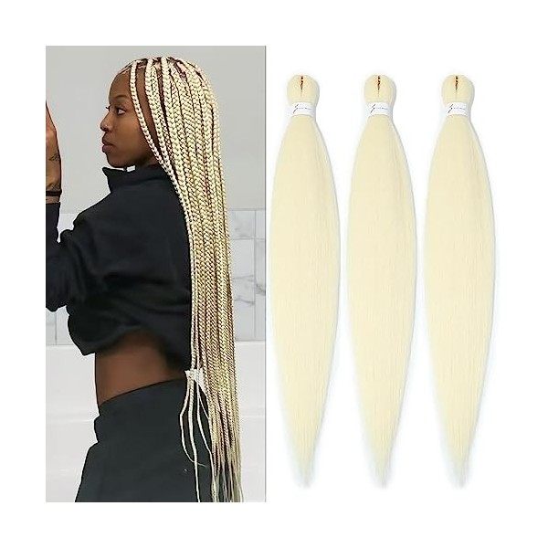 Easy Braid Pre Stretched Pink Braiding Hair 32 Inch 6Packs Natural Hair Kanekalon Braiding Hair Yaki Texture Free Hot Water S