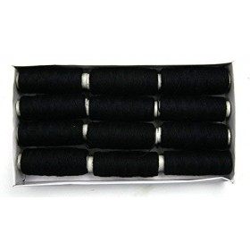 Crispy Lot de 12 fils à tisser pour cheveux noir