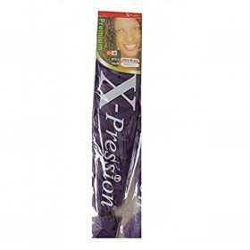 Premium X-Pression Ultra Braid 82 Synthetic Braiding Hair Expression Xpression purple by Expression