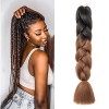 Gairyan Meches Tresse Cheveux 1 Paquet 24" Meches pour Tresses Africaine Rajout Cheveux Tresses Extension Dreadlocks Ombre Sy