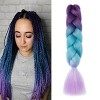 Gairyan Meches Tresse Cheveux 1 Paquet 24" Meches pour Tresses Africaine Rajout Cheveux Tresses Extension Dreadlocks Ombre Sy