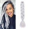 Gairyan Meches Tresse Cheveux 1 Paquet 24" Meches pour Tresses Africaine Rajout Cheveux Tresses Extension Dreadlocks Ombre Sy