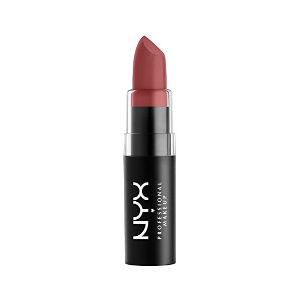 Nyx Professional Makeup Matte Lipstick, Whipped Caviar, 4.5g