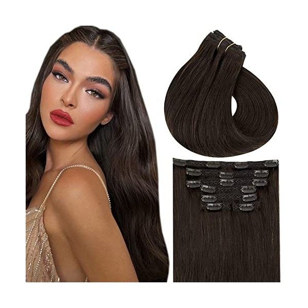 Vivien 60 Long Extension Cheveux Naturel a Chaud Naturel Extension Keratine Pre Bonded 2 Brun Plus Foncé Lisse Hair Extensio