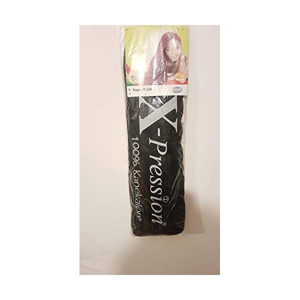 X-pression Extensions de cheveux ronds jonc tressé Rose Modèle 30 – 300 gr