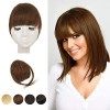 Frange a clip, BARSDAR 100% extensions de cheveux humains Clip en French Bangs Neat Bangs with Temples frange a clip cheveux 