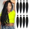 Beyond Beauty Cheveux de tressage pré-étirés EZ Braid,8 paquets-26 pouces EZ Braid Professional Hair Yaki Texture Extensions 