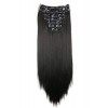 CAISHA by PRETTYSHOP XXL 50cm 8 Pièces Jeu Clip In Extensions Extensions De Cheveux Postiche Raide Rouge Bordeaux CES117