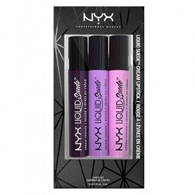 NYX LIQUIDE daim crème rouge à lèvres Set 01 Subversive mondaine, Sway, Respect Rose