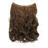 CAISHA by PRETTYSHOP 50cm 1 Extension De Trame Avec Bande Elastique Extensions De Cheveux Postiche Ondulé Rouge Bordeaux E114