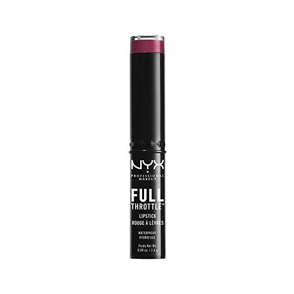 Nyx Professional Makeup Full Throttle Lipstick, Locked, 2.4g
