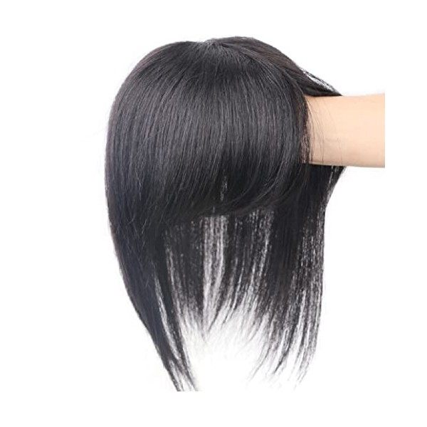 Human Hair Top Piece Remplacement Topper Bangs Extensions de cheveux pour les femmes couvrant les cheveux minces CHEVEUR CHEU