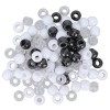 Perles de Cheveux Africaines, 100pcs Perles de Barbe Grosses Perles de Cheveux Perles Dreadlock Claires pour Hommes Femmes Tr