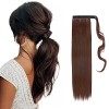 Longue Wrap Around Ponytail Postiche Extension a Clip Cheveux Naturel Queue de Cheval Pour les Femmes Pour un Usage Quotidien