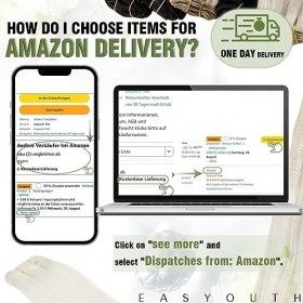 Easyouth Extension a Tissage Cheveux Brun Foncé à Brun Clair et Blond Moyen Balayage Extension Cheveux Tissage 12Pouces 70g E