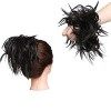 XXL Postiche Cheveux En Caoutchouc Chouchou Chignons VOLUMINEUX Bouclés Ou Chignon Décoiffé Extension a clip Cheveux Naturel 