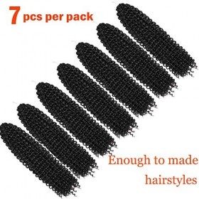 Passion Twists Hair 24 pouces 7 packs Vague Eau Crochet Tresses, Passion Twist Crochet Cheveux, Passion Twist Tressage Cheveu